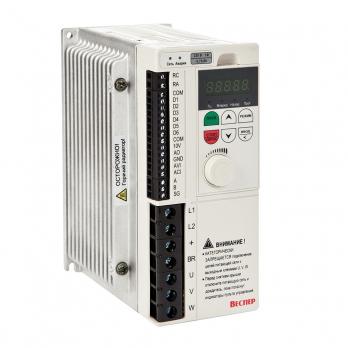 Частотный преобразователь Веспер E4-8400-S1L (0,75 кВт, 1 Ф, 220 В)